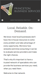 Mobile Screenshot of princetonbusinessservices.com